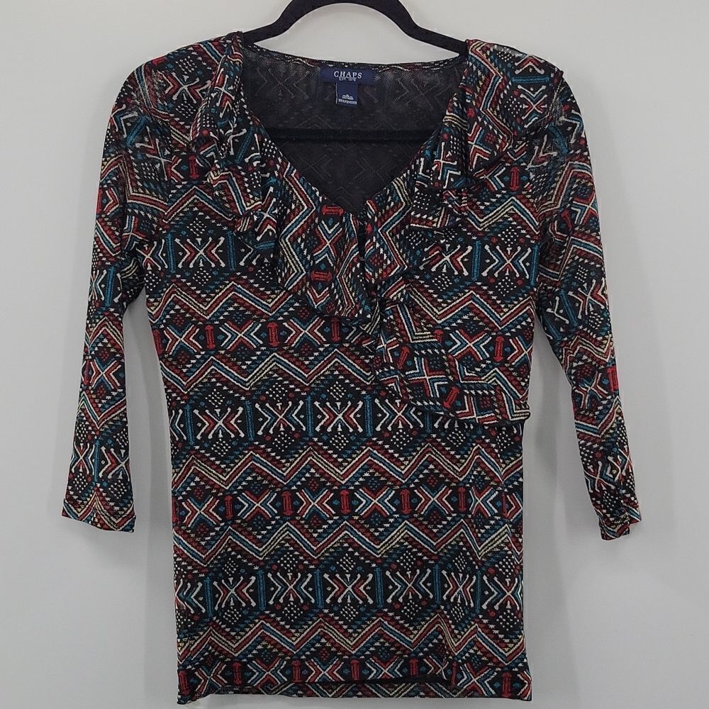 3 For $20 Chaps Multi color top size S